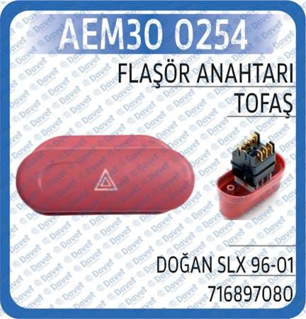 AEM 300254 Flasor Anahtari Tofas Dogan Slx 96-01